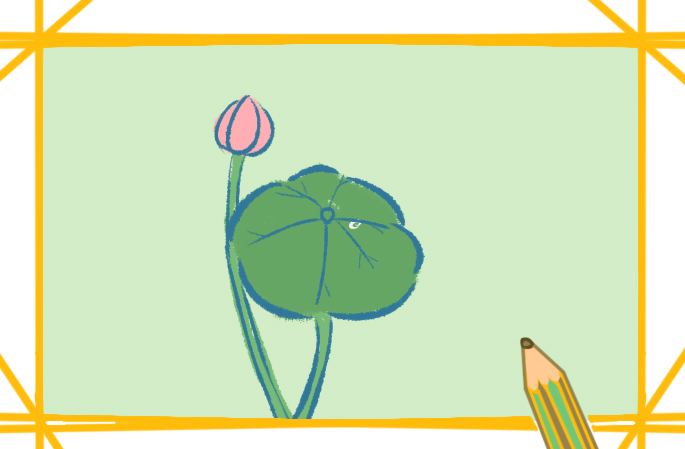 純潔的蓮花上色<a href=http://www.inspiredelm.com/jianbihua/ target=_blank class=infotextkey>簡筆畫</a>要怎么畫