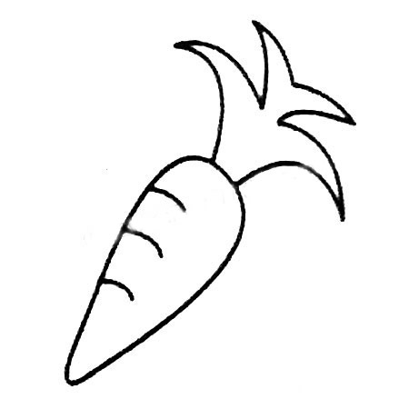 蔬菜胡蘿卜簡(jiǎn)筆