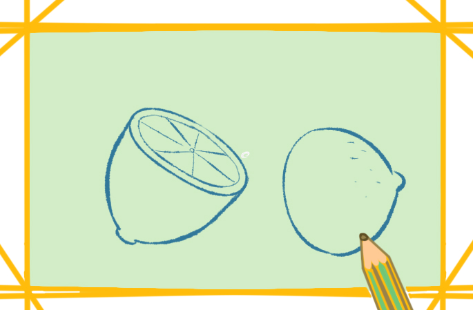 簡單漂亮的檸檬上色<a href=http://www.inspiredelm.com/jianbihua/ target=_blank class=infotextkey>簡筆畫</a>要怎么畫