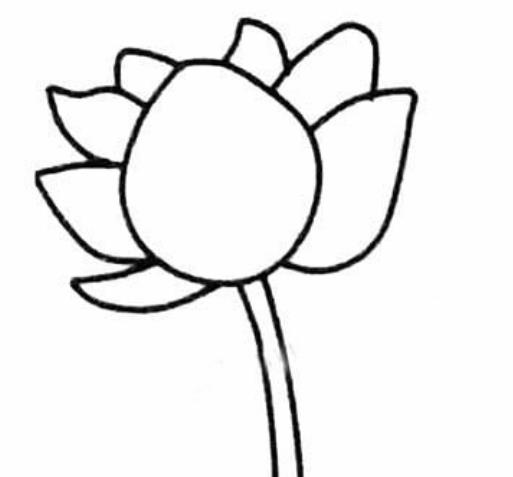 簡(jiǎn)單的荷花幼兒<a href=http://www.inspiredelm.com/jianbihua/ target=_blank class=infotextkey>簡(jiǎn)筆畫</a>