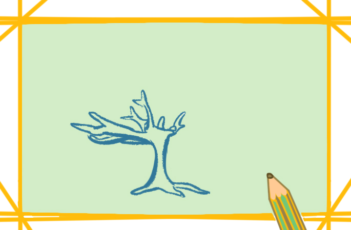 簡單的枯木上色<a href=http://www.inspiredelm.com/jianbihua/ target=_blank class=infotextkey>簡筆畫</a>要怎么畫