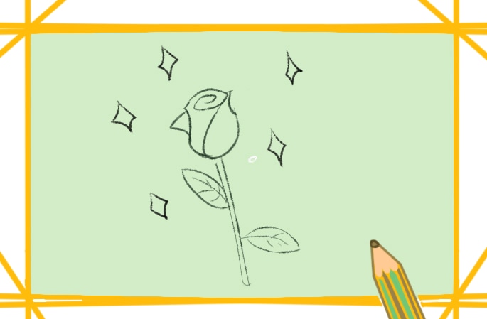 簡單的玫瑰<a href=http://www.inspiredelm.com/jianbihua/ target=_blank class=infotextkey>簡筆畫</a>圖片怎么畫