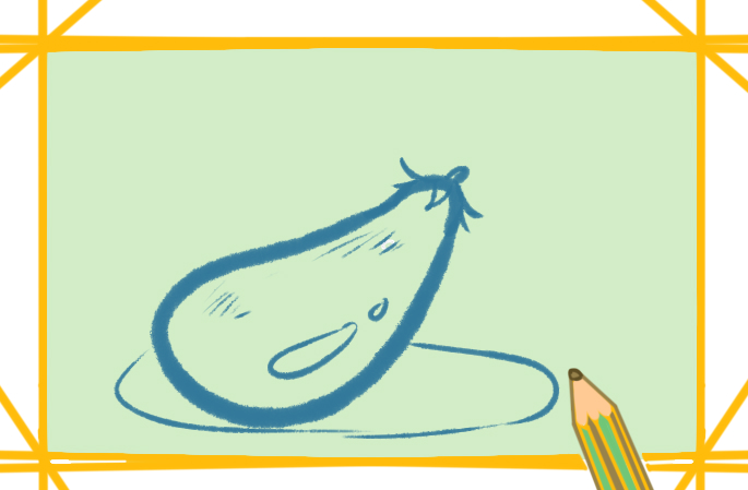 簡單的茄子<a href=http://www.inspiredelm.com/jianbihua/ target=_blank class=infotextkey>簡筆畫</a>圖片怎么畫