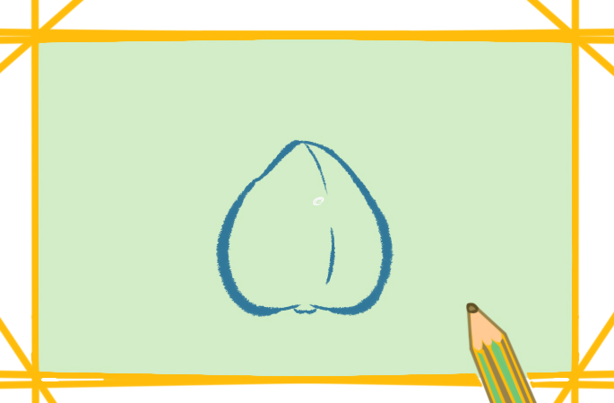 好看的桃子<a href=http://www.inspiredelm.com/jianbihua/ target=_blank class=infotextkey>簡(jiǎn)筆畫</a>圖片怎么畫