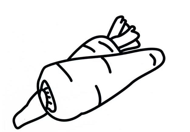 蔬菜胡蘿卜簡(jiǎn)筆