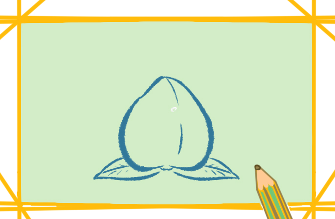 好看的桃子<a href=http://www.inspiredelm.com/jianbihua/ target=_blank class=infotextkey>簡(jiǎn)筆畫</a>圖片怎么畫