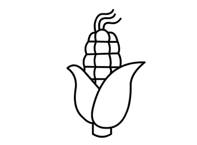 玉米幼兒簡(jiǎn)筆畫