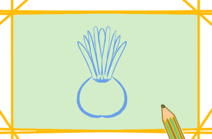 淡色的洋蔥上色<a href=http://www.inspiredelm.com/jianbihua/ target=_blank class=infotextkey>簡筆畫</a>要怎么畫