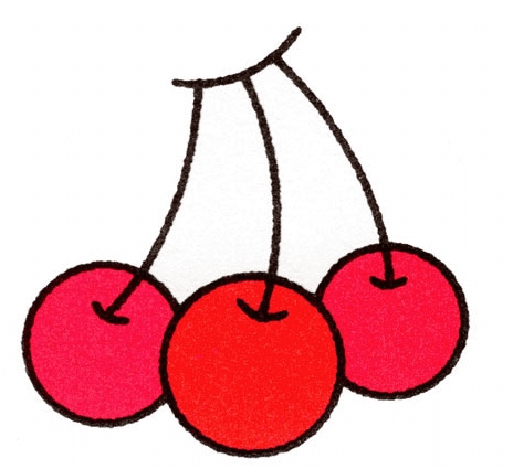 櫻桃簡(jiǎn)筆畫(huà)步驟及圖片