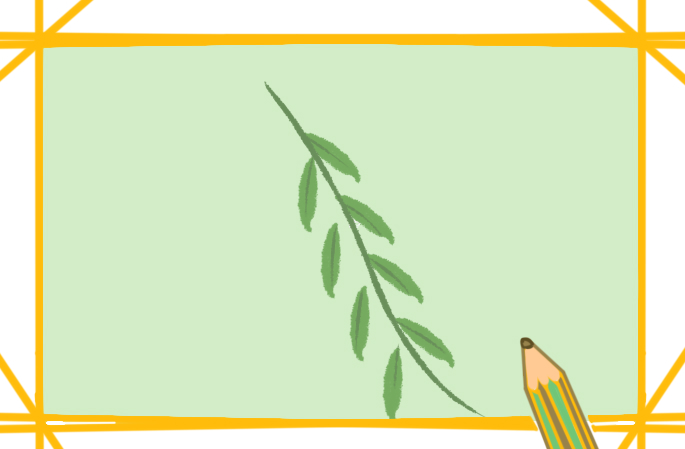 漂亮的柳葉上色<a href=http://www.inspiredelm.com/jianbihua/ target=_blank class=infotextkey>簡(jiǎn)筆畫</a>要怎么畫