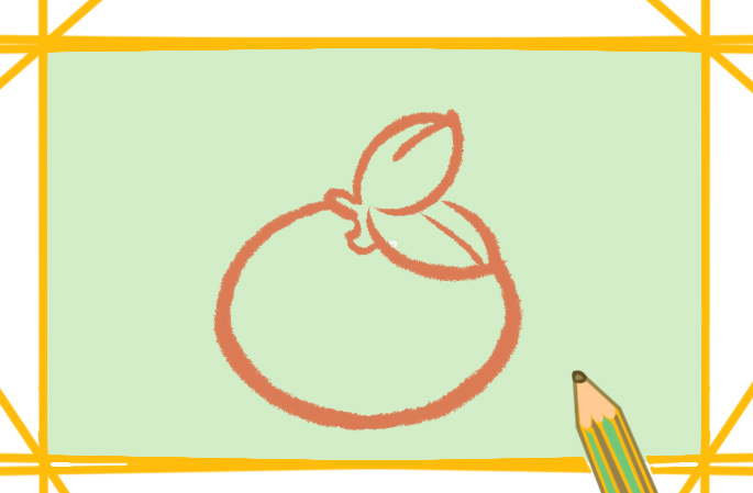 簡單好看的橘子上色<a href=http://www.inspiredelm.com/jianbihua/ target=_blank class=infotextkey>簡筆畫</a>要怎么畫
