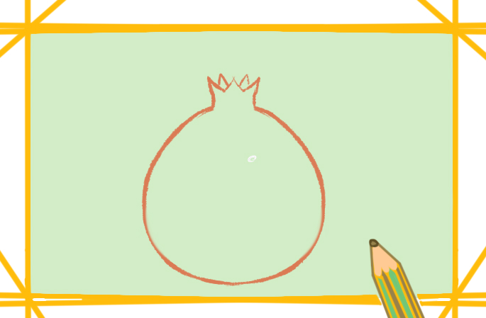 紅彤彤的石榴上色<a href=http://www.inspiredelm.com/jianbihua/ target=_blank class=infotextkey>簡筆畫</a>要怎么畫