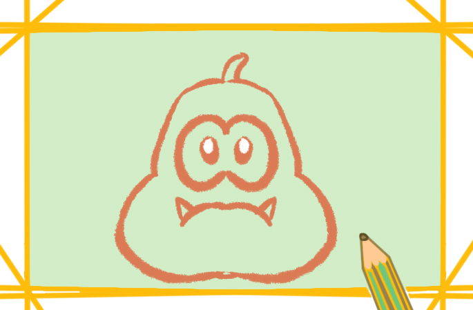 可愛的佛手瓜上色<a href=http://www.inspiredelm.com/jianbihua/ target=_blank class=infotextkey>簡(jiǎn)筆畫</a>要怎么畫