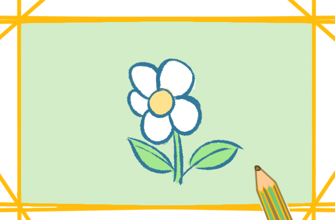 簡(jiǎn)單的小花上色簡(jiǎn)筆畫要怎么畫？