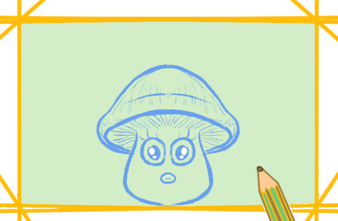 卡通小蘑菇上色<a href=http://www.inspiredelm.com/jianbihua/ target=_blank class=infotextkey>簡筆畫</a>要怎么畫