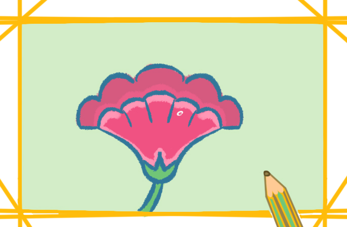 艷麗的雞冠花上色<a href=http://www.inspiredelm.com/jianbihua/ target=_blank class=infotextkey>簡筆畫</a>要怎么畫