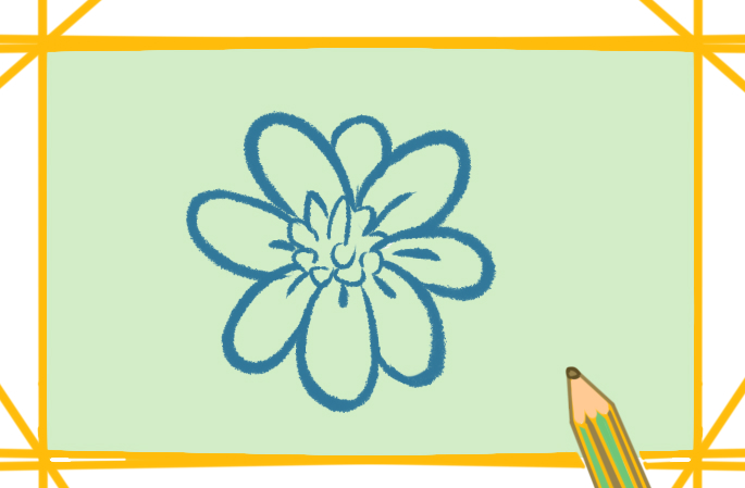 美麗的白花上色<a href=http://www.inspiredelm.com/jianbihua/ target=_blank class=infotextkey>簡(jiǎn)筆畫(huà)</a>要怎么畫(huà)