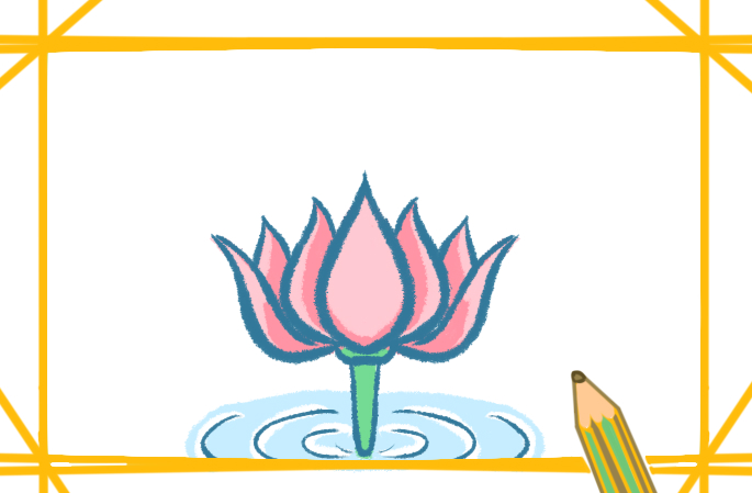 蓮花簡(jiǎn)筆畫(huà)圖片一學(xué)就會(huì)