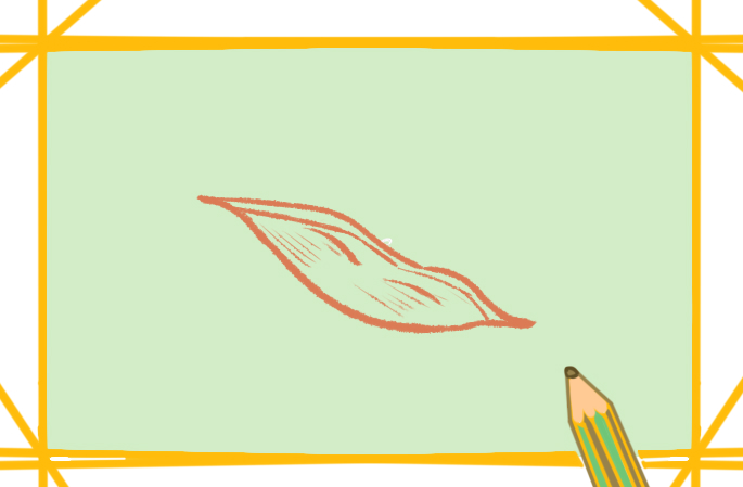 翠綠好看的豌豆上色<a href=http://www.inspiredelm.com/jianbihua/ target=_blank class=infotextkey>簡筆畫</a>要怎么畫