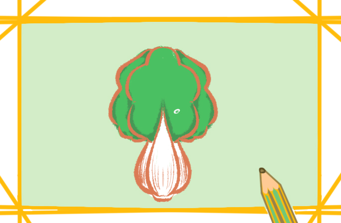 健康的青菜上色<a href=http://www.inspiredelm.com/jianbihua/ target=_blank class=infotextkey>簡筆畫</a>要怎么畫