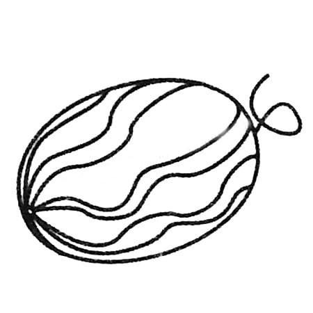 水果西瓜簡(jiǎn)筆
