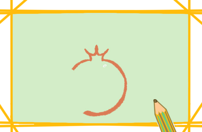 美麗的石榴上色<a href=http://www.inspiredelm.com/jianbihua/ target=_blank class=infotextkey>簡筆畫</a>要怎么畫