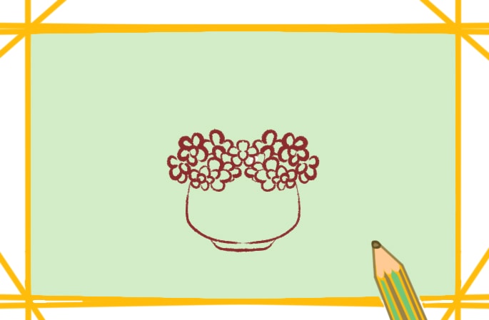 漂亮的花盆<a href=http://www.inspiredelm.com/jianbihua/ target=_blank class=infotextkey>簡筆畫</a>圖片怎么畫
