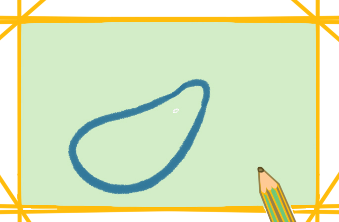 簡單的茄子<a href=http://www.inspiredelm.com/jianbihua/ target=_blank class=infotextkey>簡筆畫</a>圖片怎么畫
