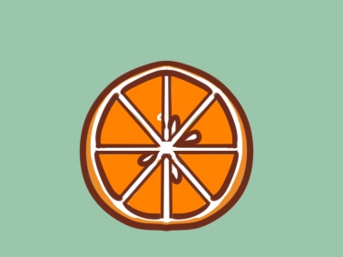 簡單的橙子<a href=http://www.inspiredelm.com/jianbihua/ target=_blank class=infotextkey>簡筆畫</a>圖片怎么畫