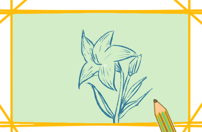 百合<a href=http://www.inspiredelm.com/jianbihua/ target=_blank class=infotextkey>簡筆畫</a>白色花朵怎么畫