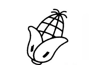 玉米兒童簡筆