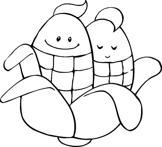 玉米幼兒簡(jiǎn)筆