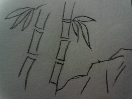 竹子兒童簡筆