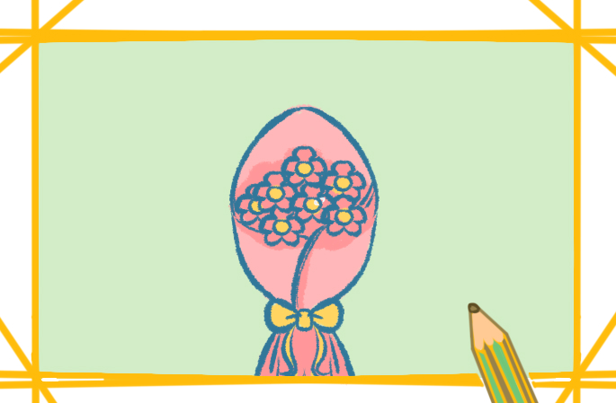 一束鮮花簡筆畫一束鮮花作文