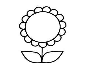 太陽(yáng)花兒童簡(jiǎn)筆