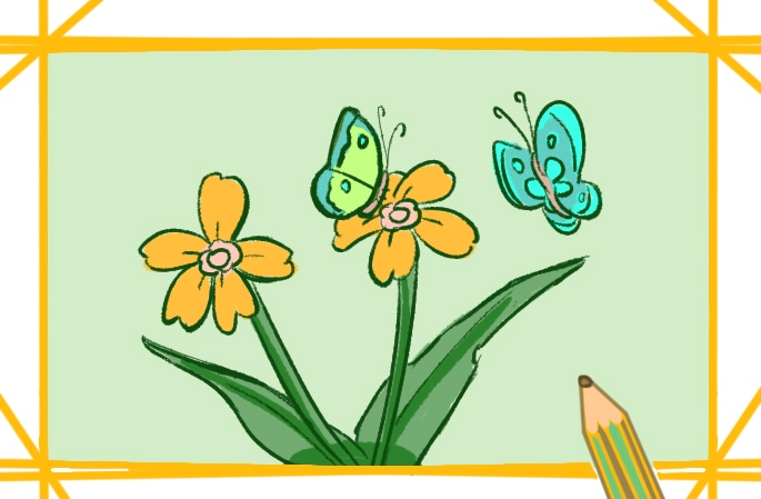 漂亮的野花<a href=http://www.inspiredelm.com/jianbihua/ target=_blank class=infotextkey>簡(jiǎn)筆畫</a>圖片怎么畫