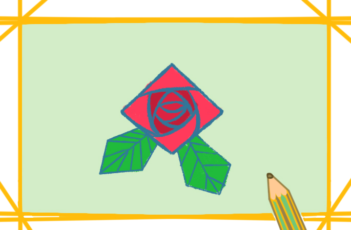 簡單的薔薇上色<a href=http://www.inspiredelm.com/jianbihua/ target=_blank class=infotextkey>簡筆畫</a>要怎么畫