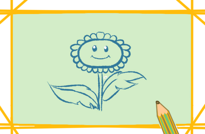 好看的卡通向日葵上色<a href=http://www.inspiredelm.com/jianbihua/ target=_blank class=infotextkey>簡筆畫</a>要怎么畫
