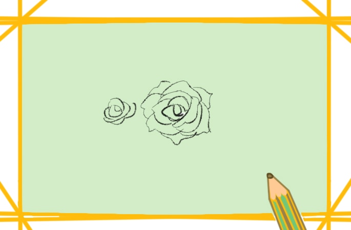 好看的薔薇<a href=http://www.inspiredelm.com/jianbihua/ target=_blank class=infotextkey>簡(jiǎn)筆畫</a>圖片怎么畫