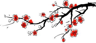 漂亮的梅花簡筆