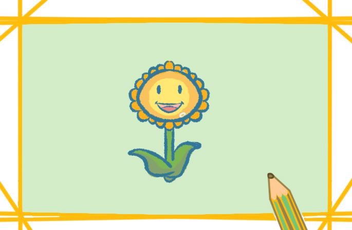簡單好看的向日葵<a href=http://www.inspiredelm.com/jianbihua/ target=_blank class=infotextkey>簡筆畫</a>