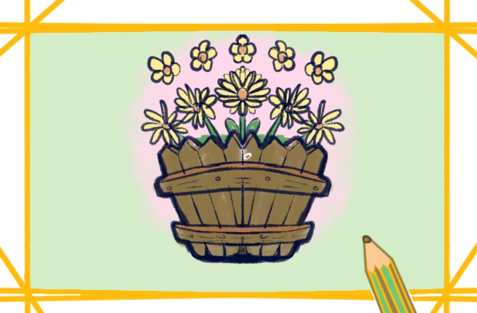 好看的菊花<a href=http://www.inspiredelm.com/jianbihua/ target=_blank class=infotextkey>簡筆畫</a>圖片怎么畫