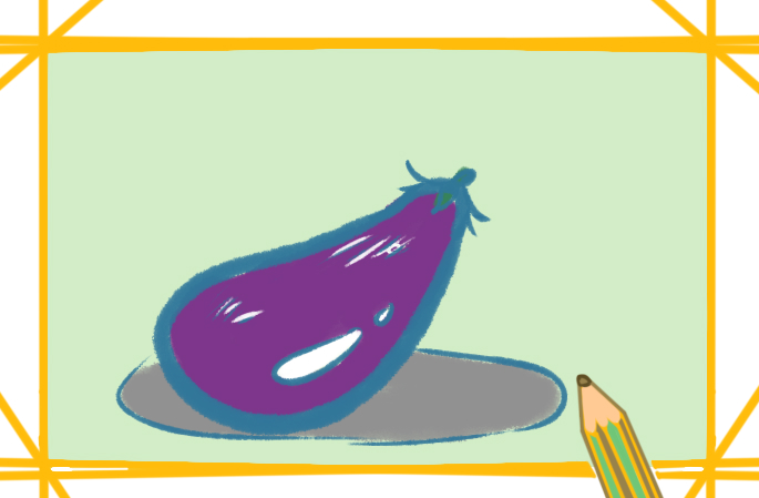 簡單的茄子<a href=http://www.inspiredelm.com/jianbihua/ target=_blank class=infotextkey>簡筆畫</a>圖片怎么畫