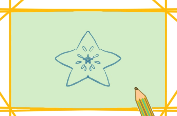 簡單容易的楊桃<a href=http://www.inspiredelm.com/jianbihua/ target=_blank class=infotextkey>簡筆畫</a>圖片怎么畫