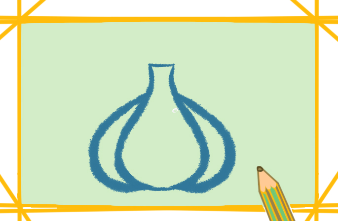 一顆好看的大蒜上色<a href=http://www.inspiredelm.com/jianbihua/ target=_blank class=infotextkey>簡筆畫</a>要怎么畫