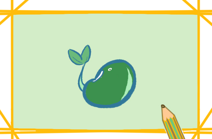 發(fā)芽的綠豆上色<a href=http://www.inspiredelm.com/jianbihua/ target=_blank class=infotextkey>簡(jiǎn)筆畫</a>要怎么畫