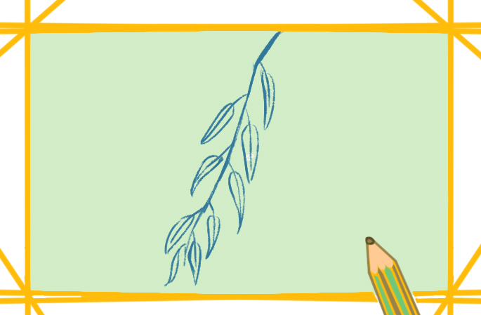 抽條的柳枝上色<a href=http://www.inspiredelm.com/jianbihua/ target=_blank class=infotextkey>簡(jiǎn)筆畫</a>要怎么畫