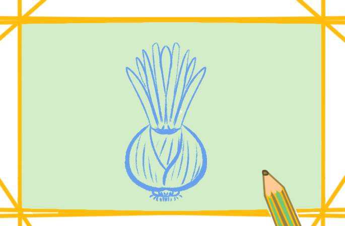 淡色的洋蔥上色<a href=http://www.inspiredelm.com/jianbihua/ target=_blank class=infotextkey>簡筆畫</a>要怎么畫