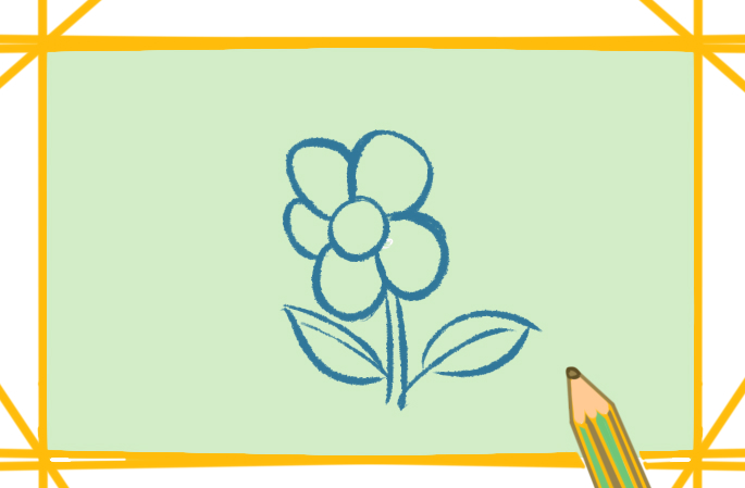 簡單的小花上色<a href=http://www.inspiredelm.com/jianbihua/ target=_blank class=infotextkey>簡筆畫</a>要怎么畫
