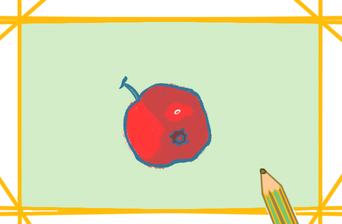 一顆小山楂上色<a href=http://www.inspiredelm.com/jianbihua/ target=_blank class=infotextkey>簡(jiǎn)筆畫</a>要怎么畫